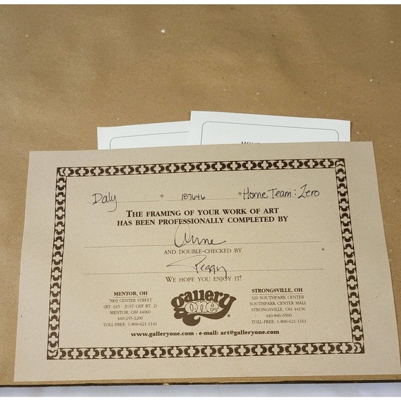 RARE LOW NUMBER Jim Daly " Home Team Zero" S/N 31/1500 - Picture 8 of 10